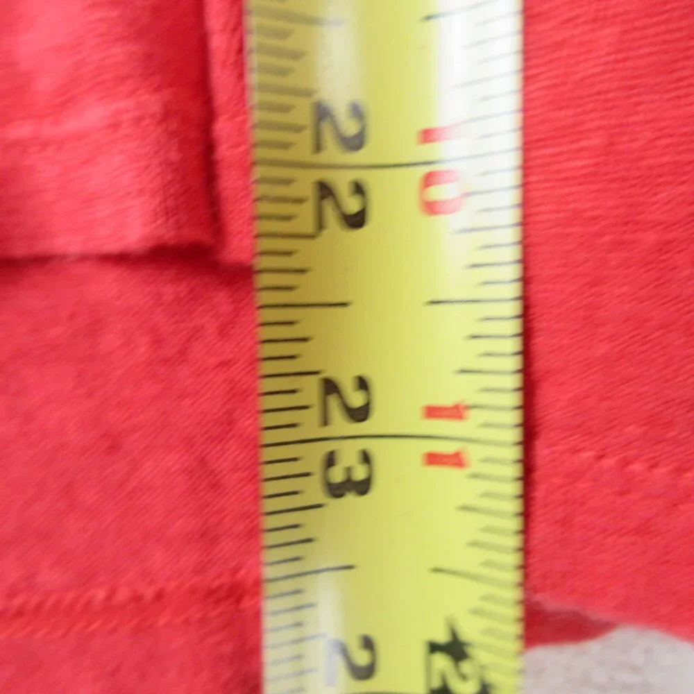 Eileen Fisher V neck Linen Tee Size M R17IZO - Picture 8 of 10